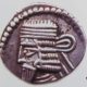 روی سکه درهم مربوط یه بلاش اول اشکانی - سکه های ایران موزه کاظمینی ، امین امینی