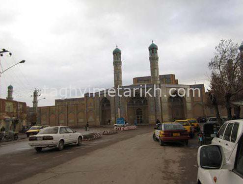 مسجد-جامع-هرات-که-در-عصر-معزالدین--کرت-تزئینات-وخانقاهی--جدید-بدان-افزوده-گشت