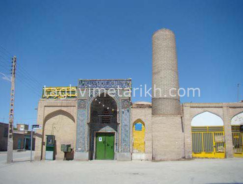 مسجد-پامنار-در-کرمان-دوره-آل-مظفر